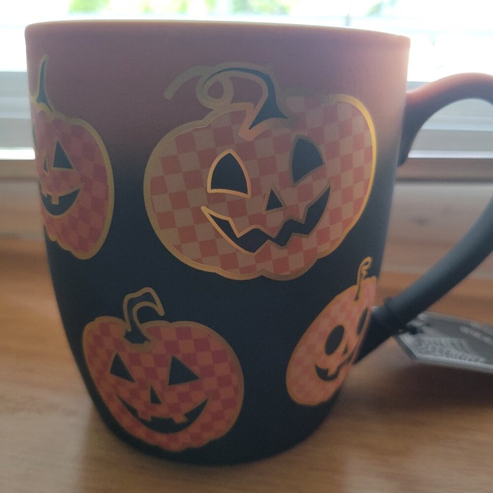 Cobwebs and Cauldrons Halloween mug
